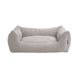 Taupe Boucle Dog Bed